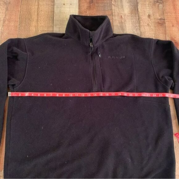 Columbia mens size XL fleece quarter zip pullover jacket in black - Picture 2 of 8